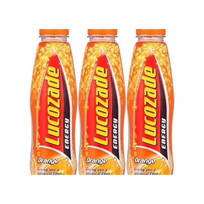 Lucozade Energy Drink Orange 380ml - Pack of 3
