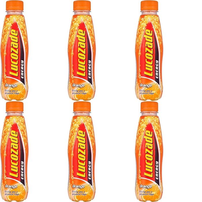 Lucozade Energy Drink Orange 380ml - Pack of 6