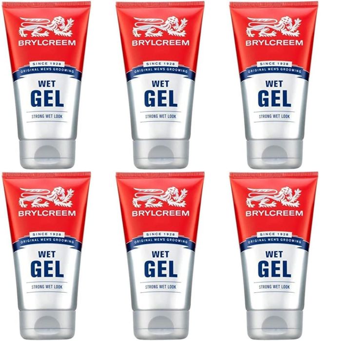 Brylcreem Original Mens Wet Look Gel 150ml - Pack of 6
