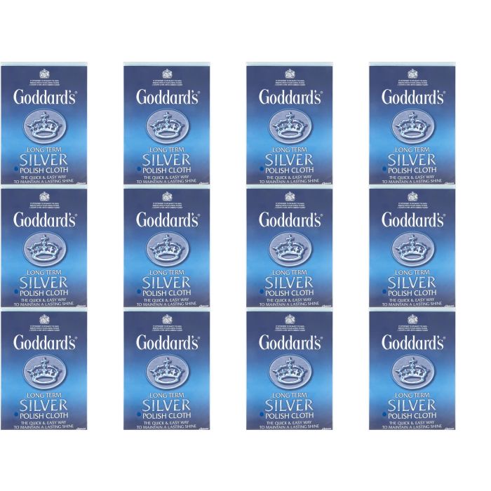 Goddards Long Term Silver Polish Cloth - Pack of 12