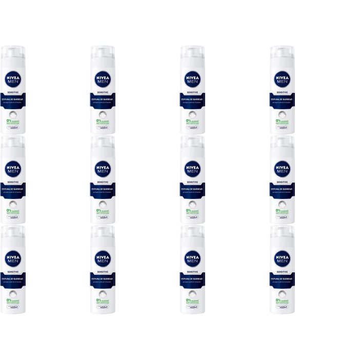 Nivea Men Sensitive Shave Foam Ultra Glide 200ml - Pack of 12