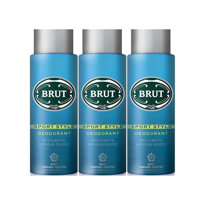 Brut Deodorant Sport Style 200ml - Pack of 3
