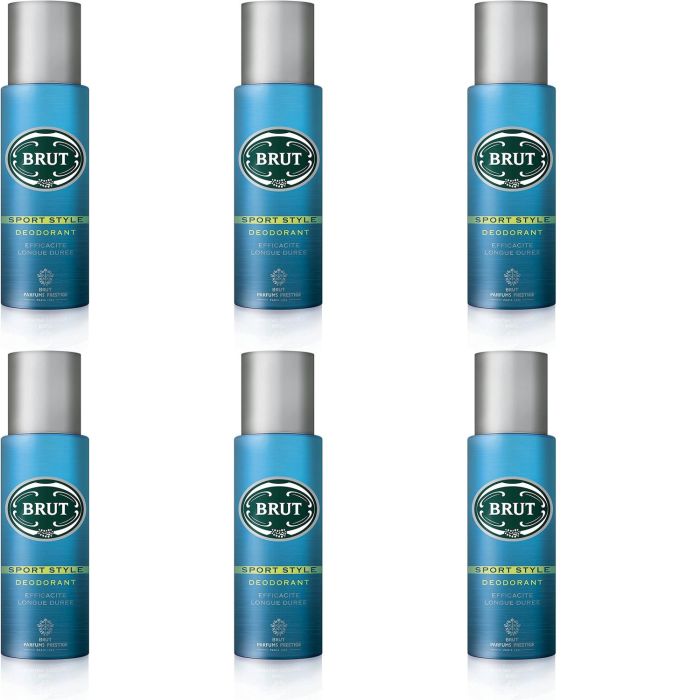 Brut Deodorant Sport Style 200ml - Pack of 6
