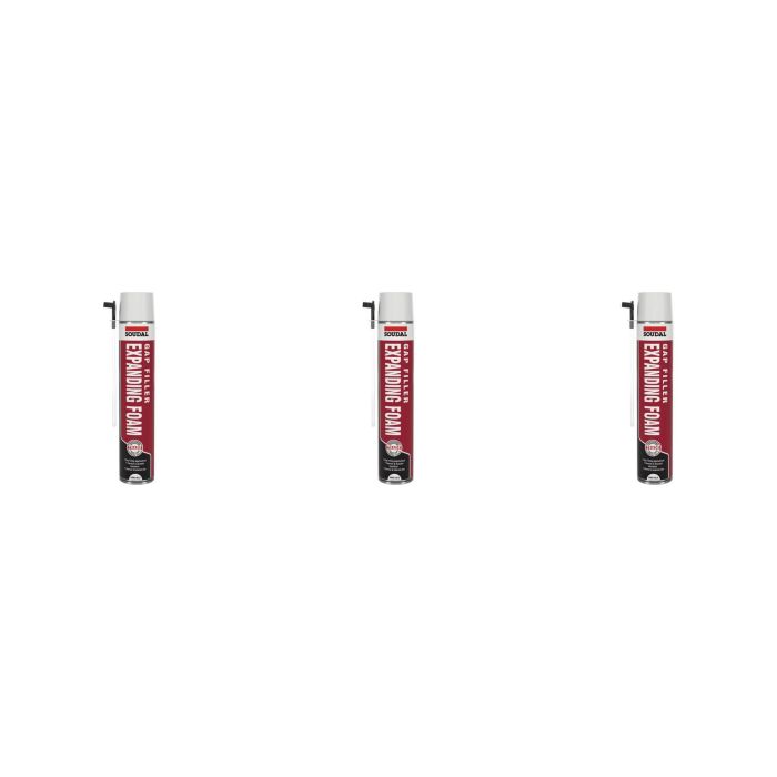 Soudal Handheld Expanding Gap Filler Foam Champagne Spray 750ML