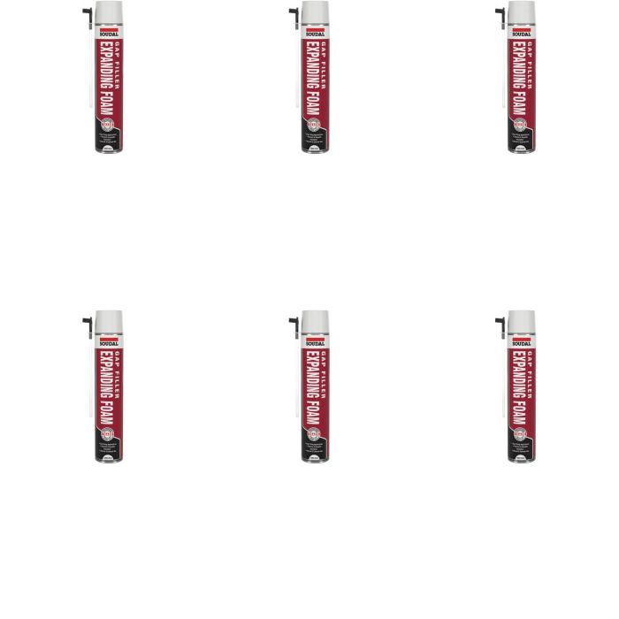 Soudal Handheld Expanding Gap Filler Foam Champagne Spray 750ML