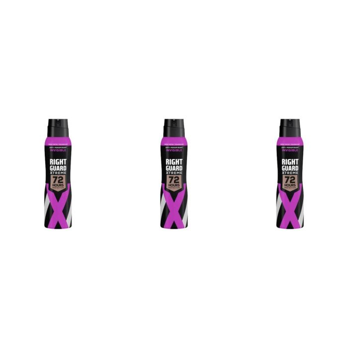 Right Guard Invisible Anti-Perspirant Deodorant Spray 150 ml - Pack of 3