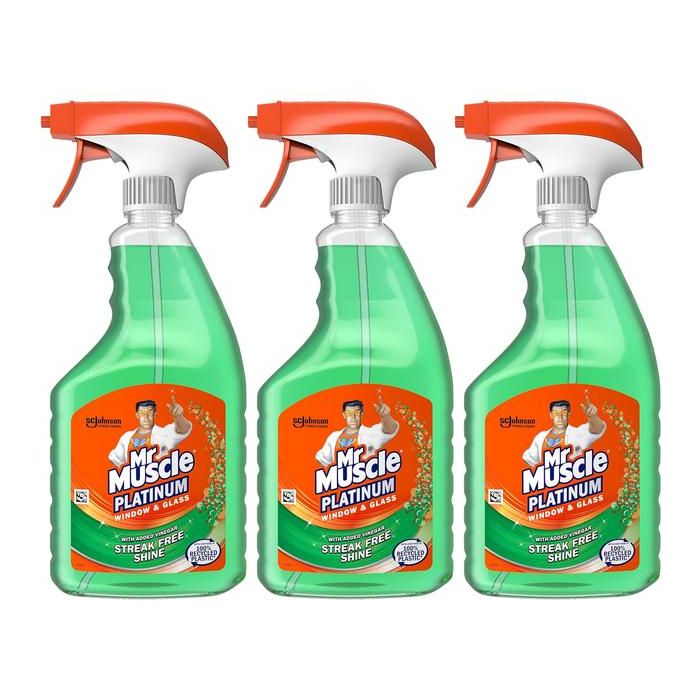 Mr Muscle Platinum Window & Glass Cleaner Spray 750ML