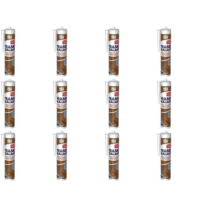 151 Brown Frame Sealant For Permanent and Fast Drying 280ML - Pack of 12
