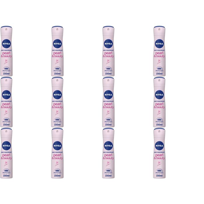 Nivea Pearl and Beauty Deodorant 150ml - Pack of 12