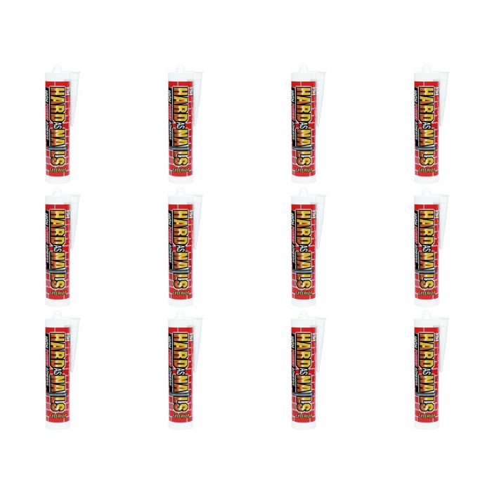 151 Hard As Nails Exterior High Power Adhesive Cartridge 280ml - Pack of 12