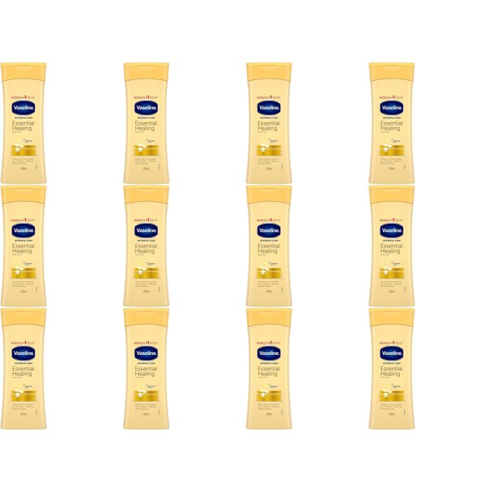 Vaseline Intensive Care Essential Healing Body Lotion Moisture 400ml - Pack of 12