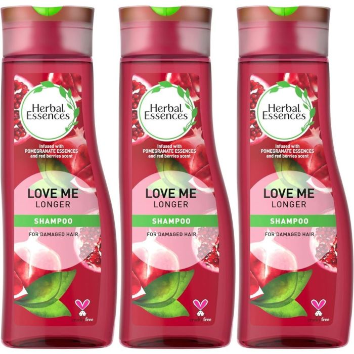 Herbal Essences Love Me Longer Shampoo 400ml - Pack of 3