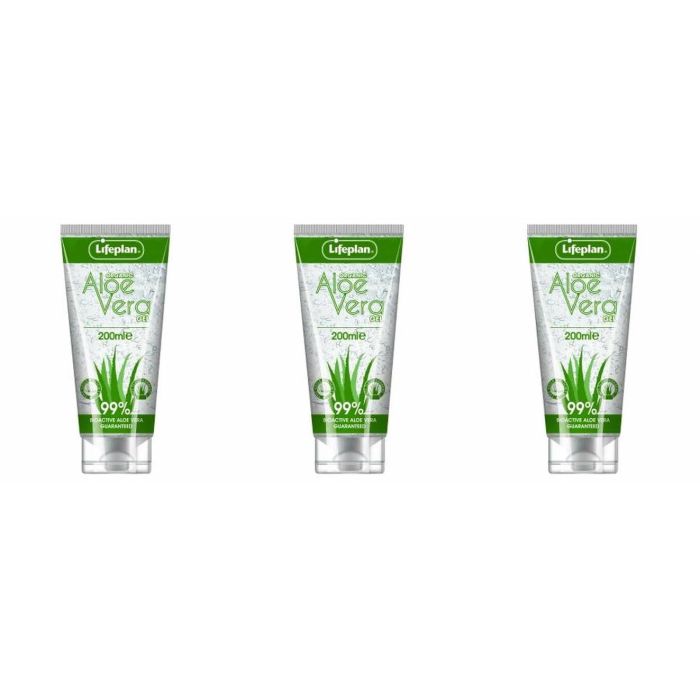 Lifeplan Aloe Vera Gel 200ml - Pack of 3