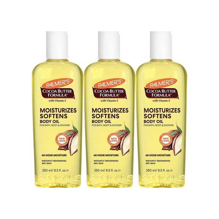Palmers Moisturizing Softens Body Oil - Pack of 3