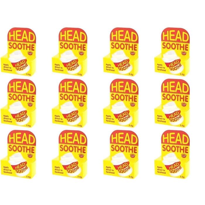Head Soothe Temple Balm 3.6g - Pack of 12