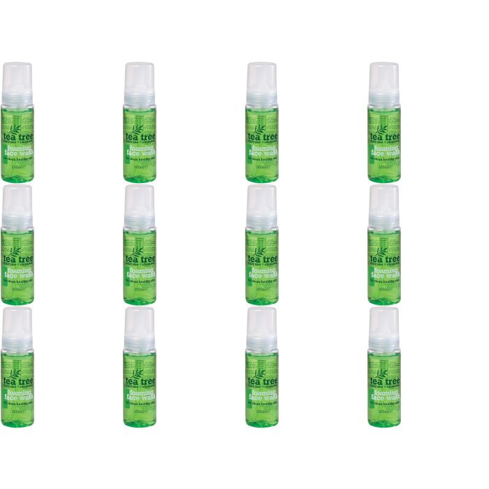 Tea Tree Foaming Face Wash 200ml bottle on a clean bathroom shelf
