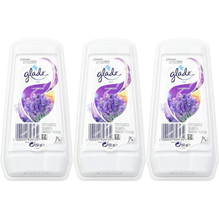 Glade Breeze Solid Gel Air Freshener Lavender Jasmine 150g - Pack of 3