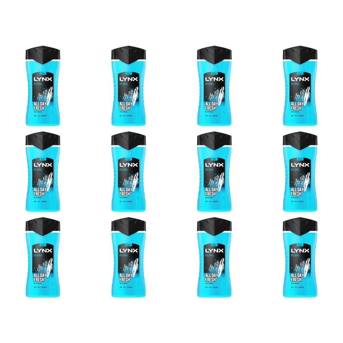 Lynx Ice Chillower Gel 250ml - Pack of 12