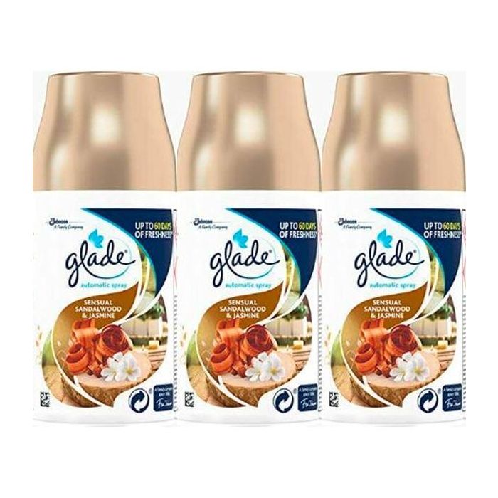 Glade Automatic Spray Air Freshener Refill Sandalwood and Jasmine 269ml can

