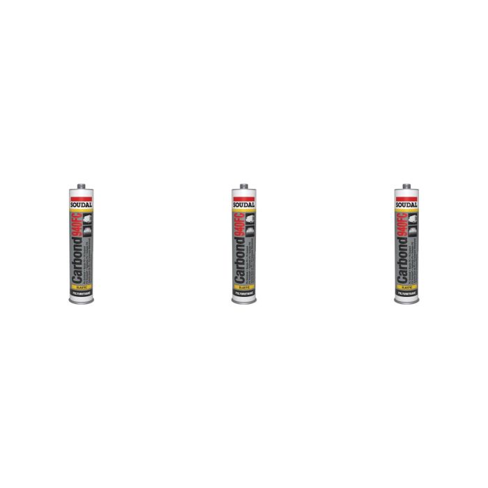 Soudal SDCB940BL 940FC Carbond Black 310ml - Pack of 3