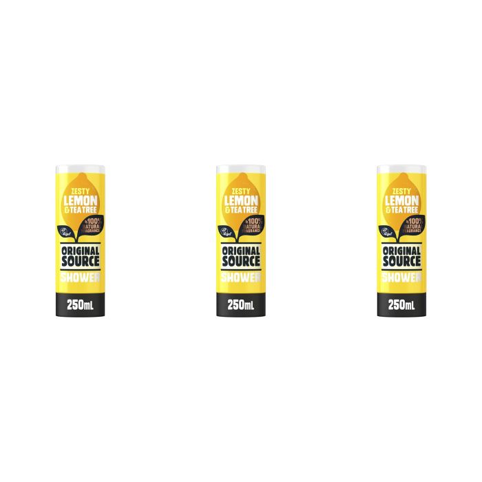 Original Source Lemon & Tea Tree Shower Gel 250ml - Pack of 3