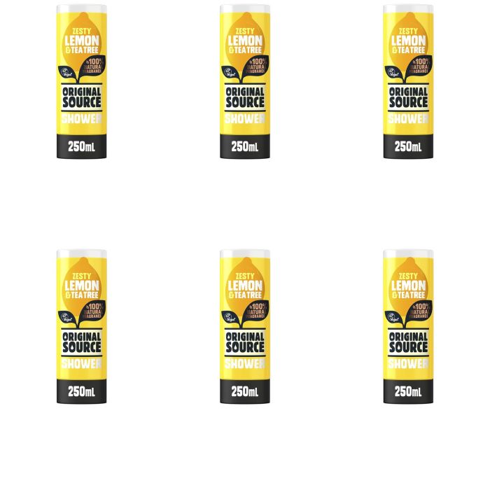 Original Source Lemon & Tea Tree Shower Gel 250ml - Pack of 6