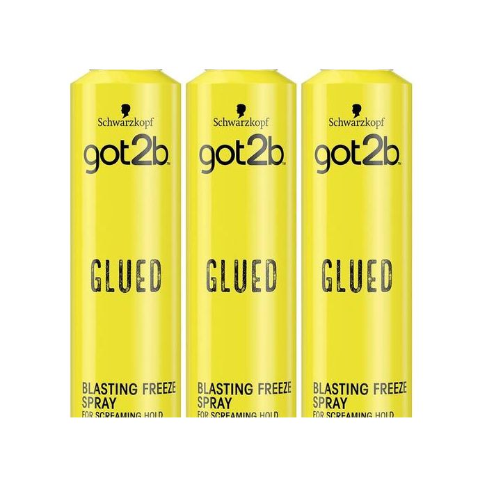 Schwarzkopf GOT2B Blasting Freeze Spray 300ml - Pack of 3