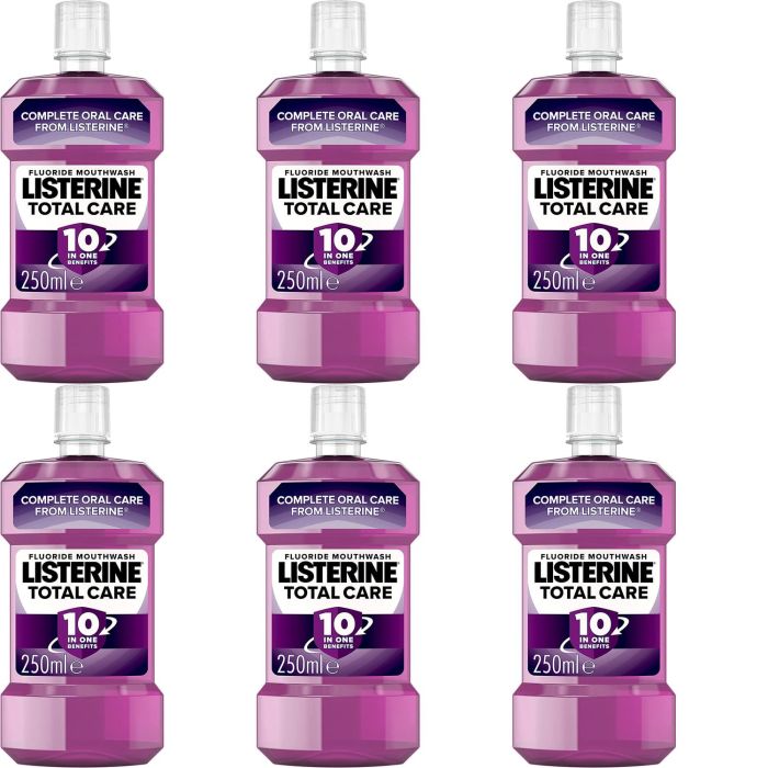 Listerine Total Care Mouthwash 250ml - Pack of 6