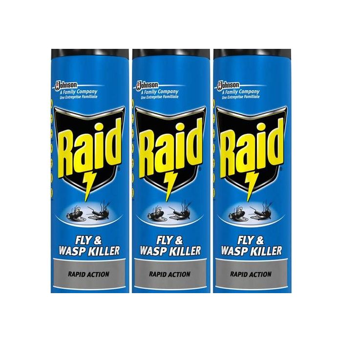 Raid Fly and Wasp Killer 300ml - Pack of 3