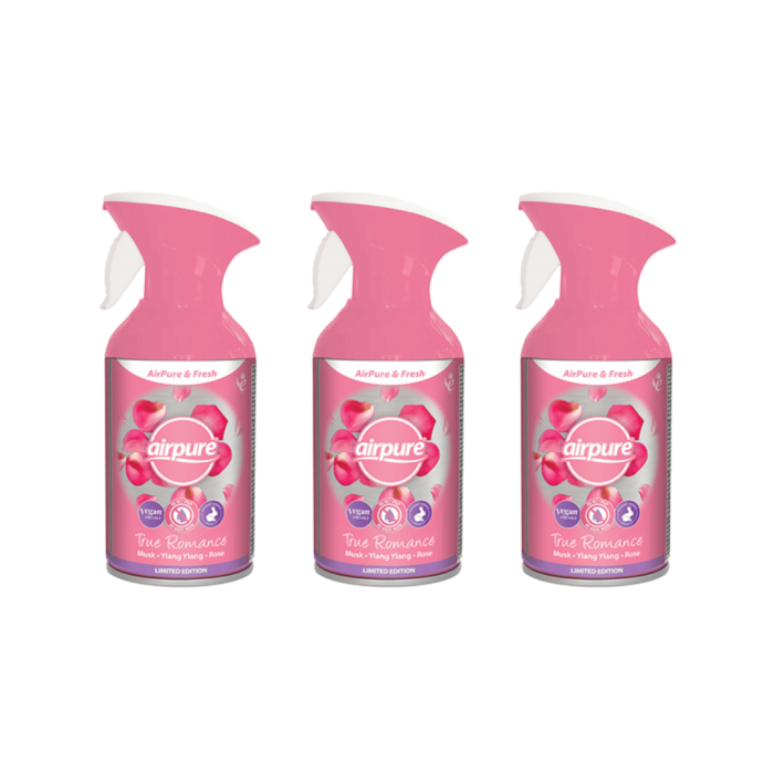 Airpure Air Freshener True Romance 250ml - Pack of 3