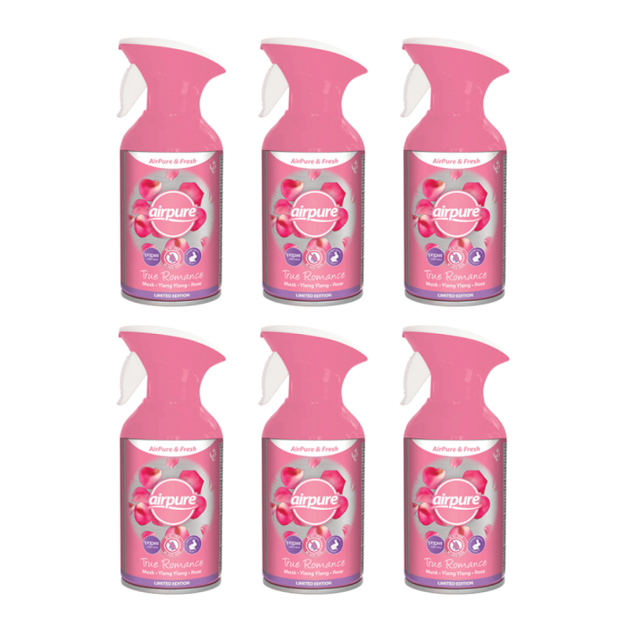 Airpure Air Freshener True Romance 250ml - Pack of 6