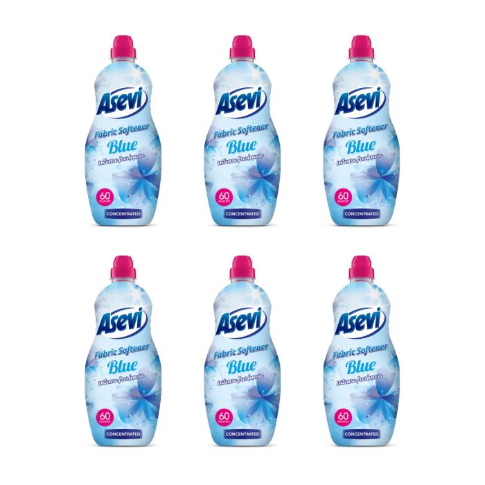 Asevi Fabric Softener Blue Intense freshness Liquid 60 washes 1380ml