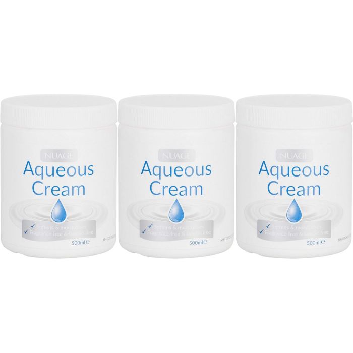 Nuage Aqueous Cream 500ml - Pack of 3