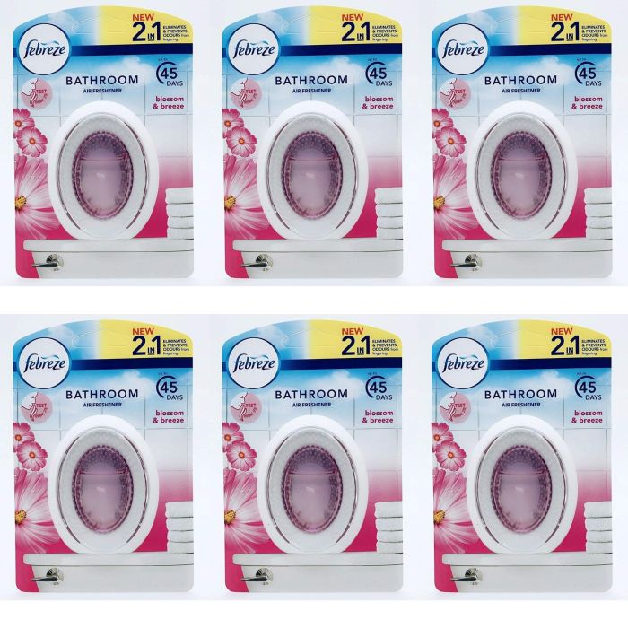 Febreze Bathroom Gel Air Freshener Blossom & Breeze 7.5ml bottle
