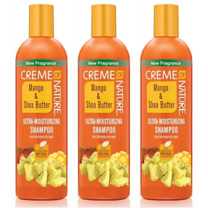 Creme of Nature Ultra Moisturizing Shampoo Mango & Shea Butter 354ml - Pack of 3