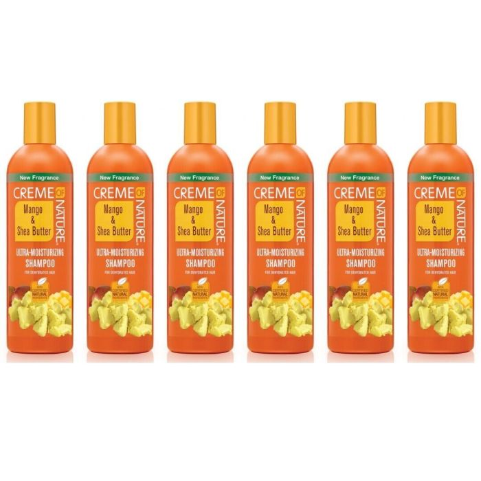 Creme of Nature Ultra Moisturizing Shampoo Mango & Shea Butter 354ml - Pack of 6