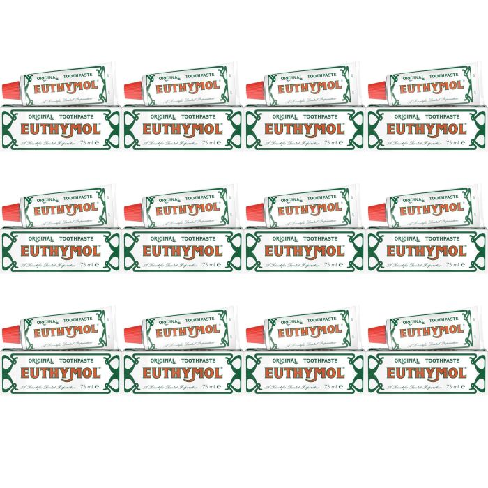 Euthymol Original Toothpaste 75ml - Pack of 12