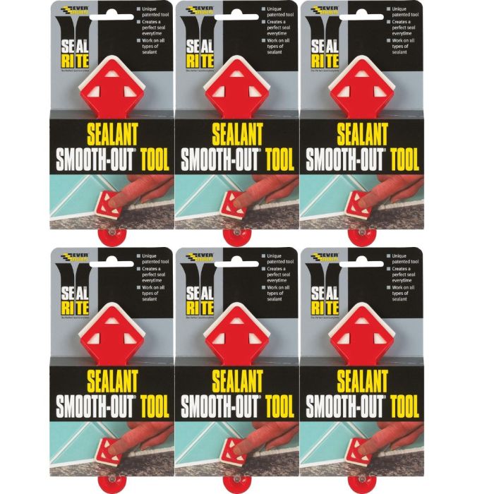 Everbuild Seal Rite Sealant Smooth Out Tool - Pack of 6