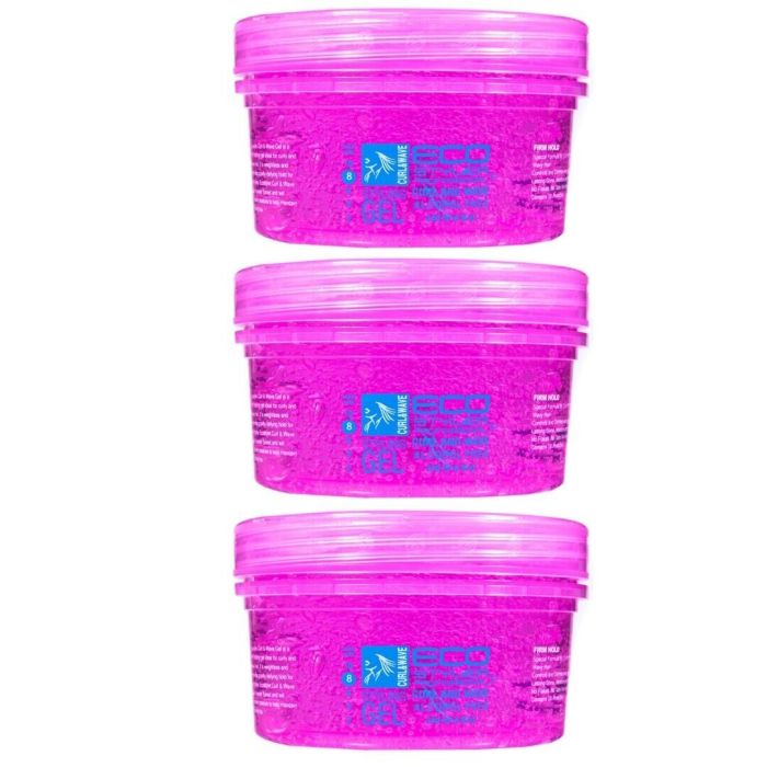 Eco Styler Styling Gel For Curly & Wavy Hair 236ml - Pack of 3