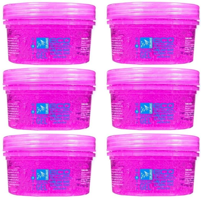 Eco Styler Styling Gel For Curly & Wavy Hair 236ml - Pack of 6