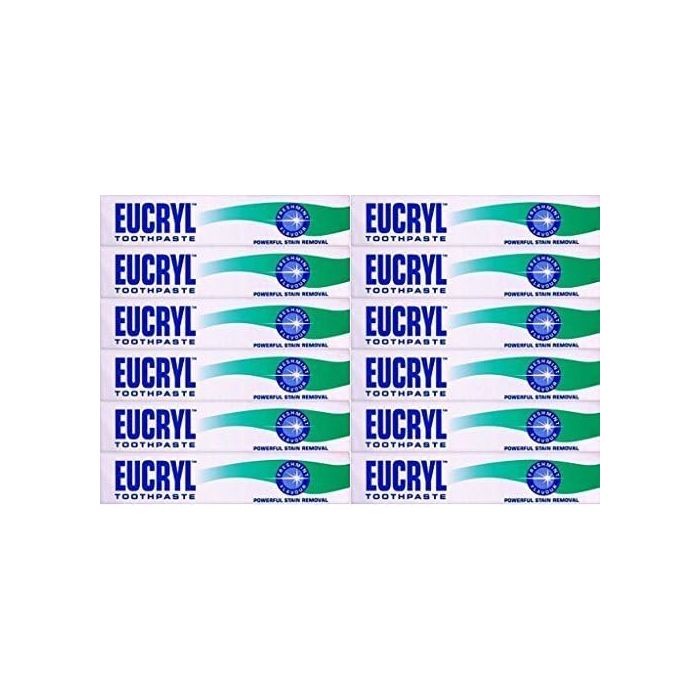 Eucryl Stain Remover Toothpaste Freshmint 50ml - Pack of 12
