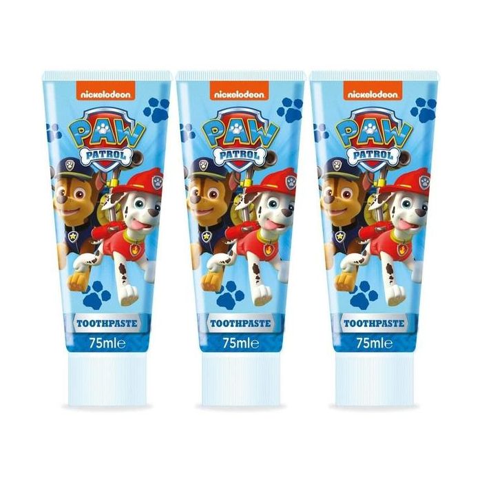 Nickelodeon Paw Patrol Toothpaste 3 Years 75ml - Pack of 3