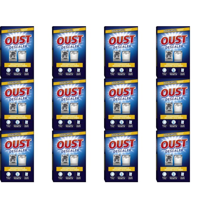 Oust Dishwasher & Washing Machine Descaler (2 Sachets) - Pack of 12