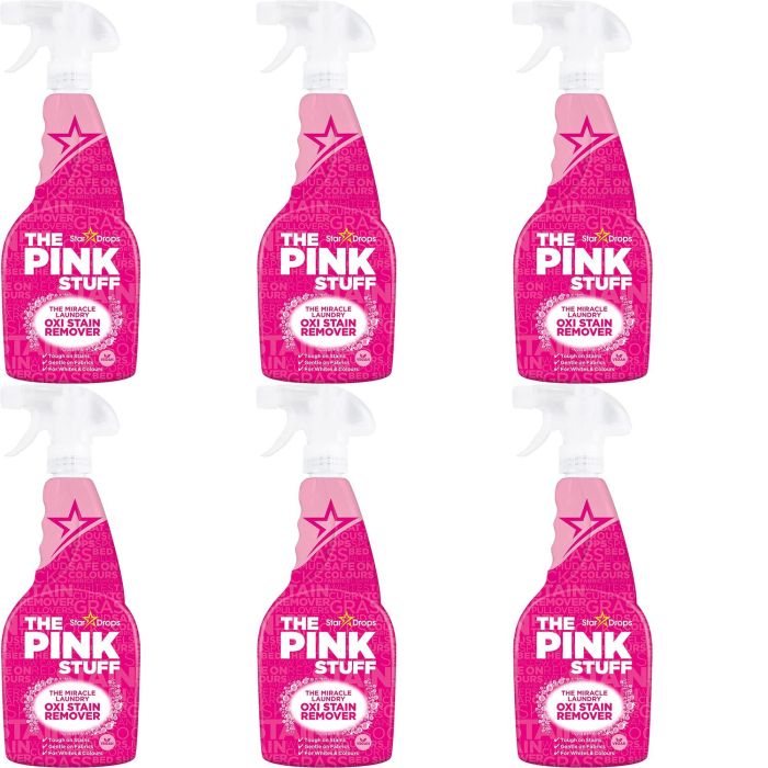Stardrops The Pink Stuff Miracle Oxi Stain Remover Spray 500ML - Pack of 6