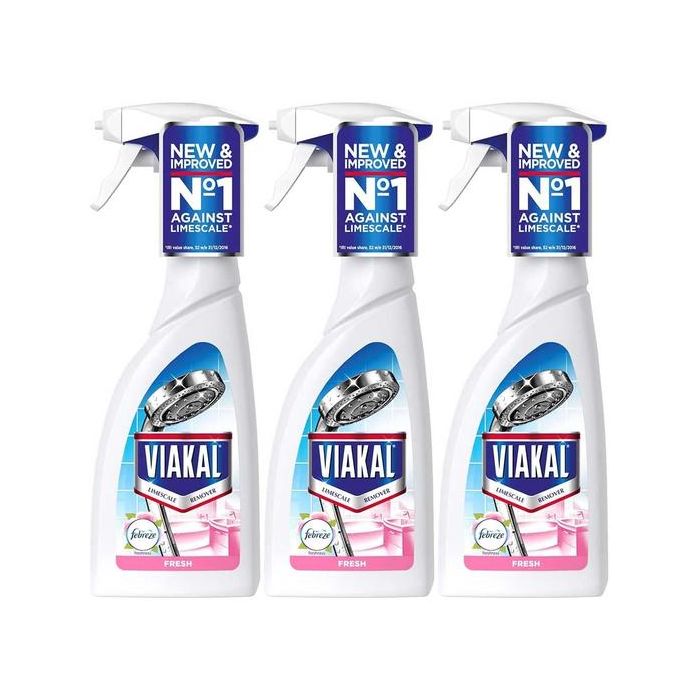 Viakal Limescale With Febreeze 500ml - Pack of 3