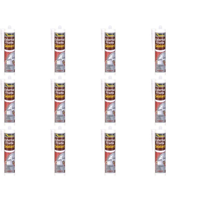 Everbuild External Frame Acrylic Sealant Brown 290ml - Pack of 12