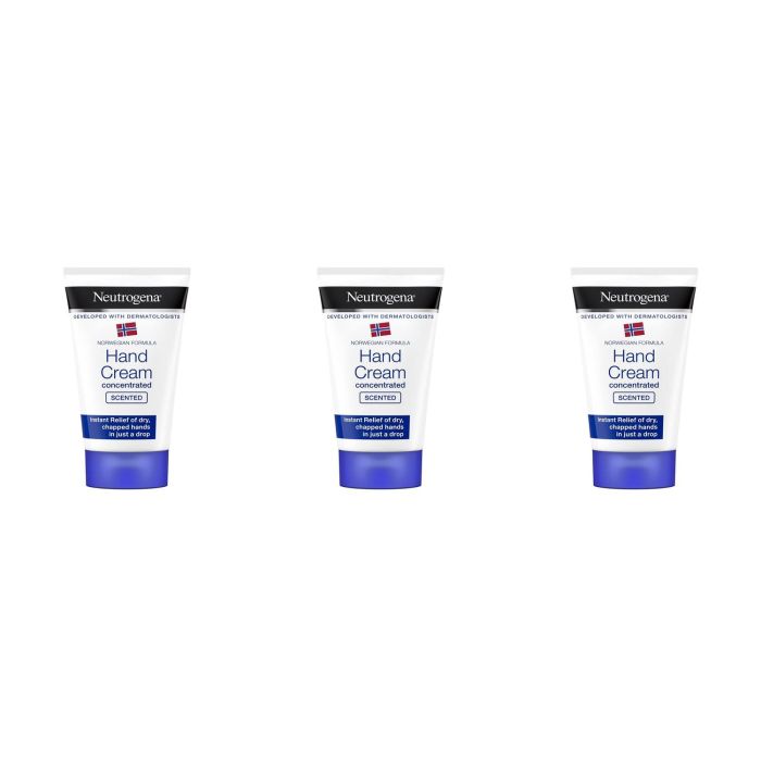 Neutrogena Concentrated Scented Hand Cream 50ml - Pack of 3
