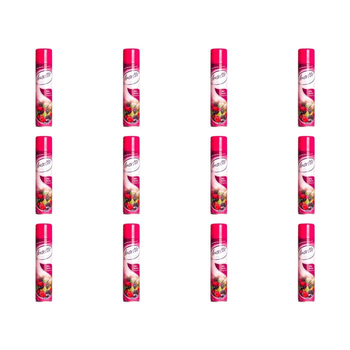 Insette Air Freshener Spray Wild Berries 300ml - Pack of 12
