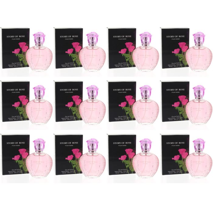 Story Of Rose Pour Femme Eau De Parfum Women's Perfume 100ml - Pack of 12