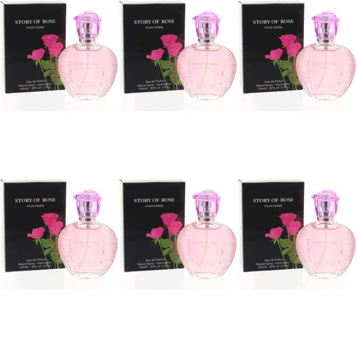 Story Of Rose Pour Femme Eau De Parfum Women's Perfume 100ml - Pack of 6